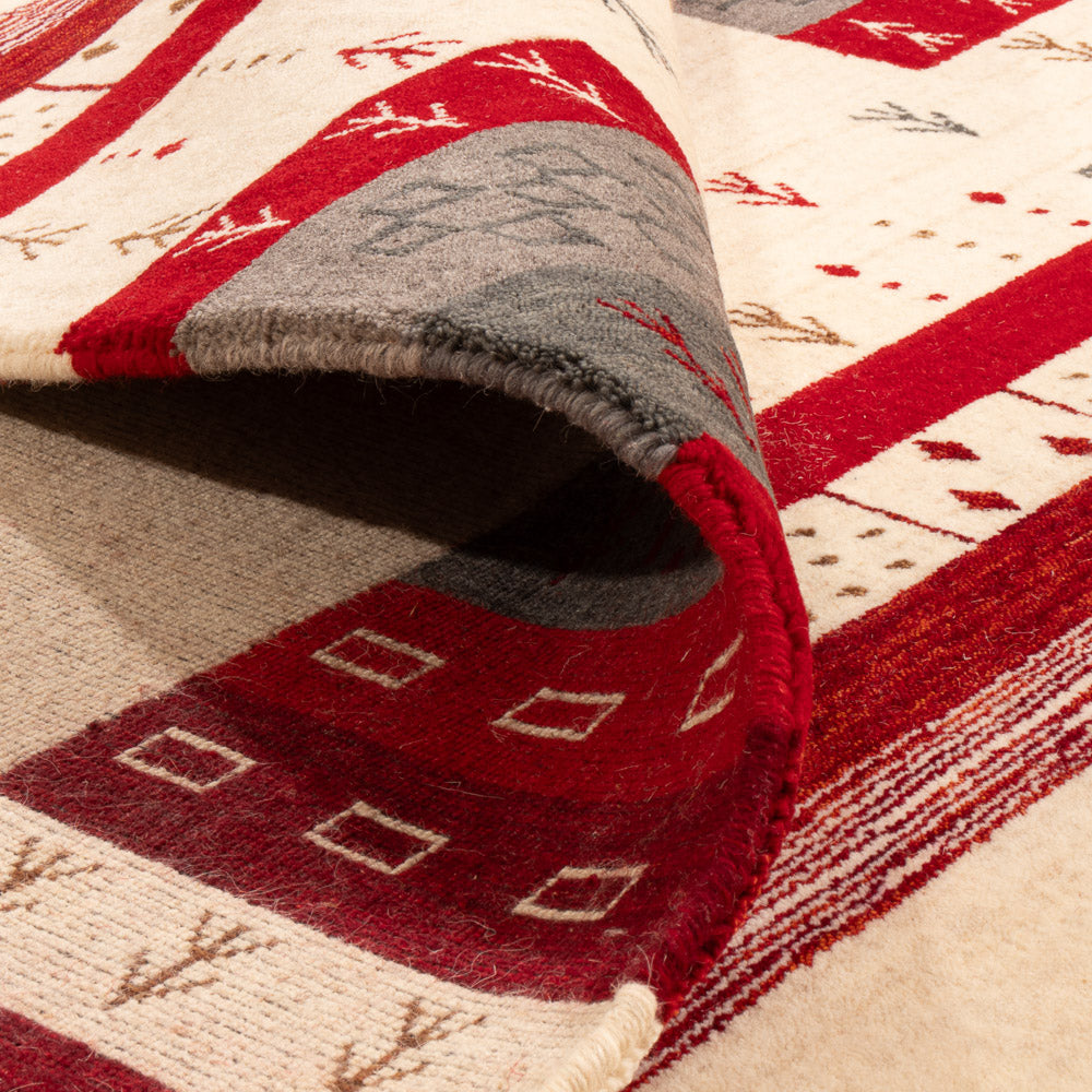 Gabbeh Tæppe - Loribaft Softy - 240 x 170 cm - flerfarvet