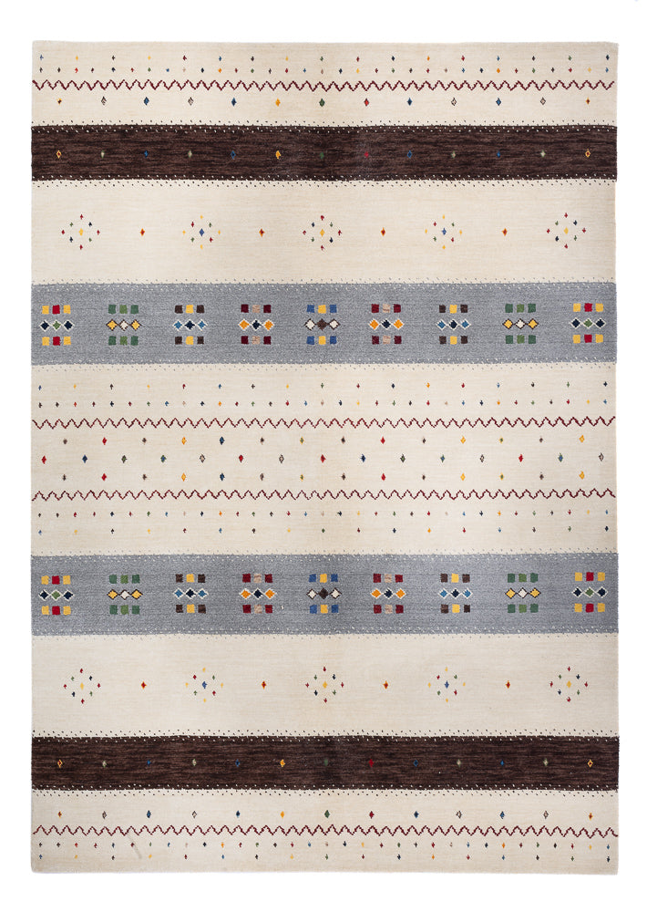 Gabbeh Tæppe - Loribaft Softy - 240 x 170 cm - flerfarvet