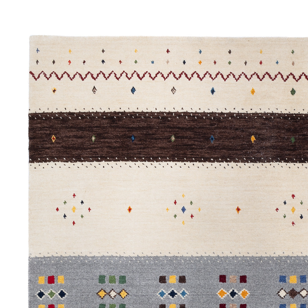 Gabbeh Tæppe - Loribaft Softy - 240 x 170 cm - flerfarvet