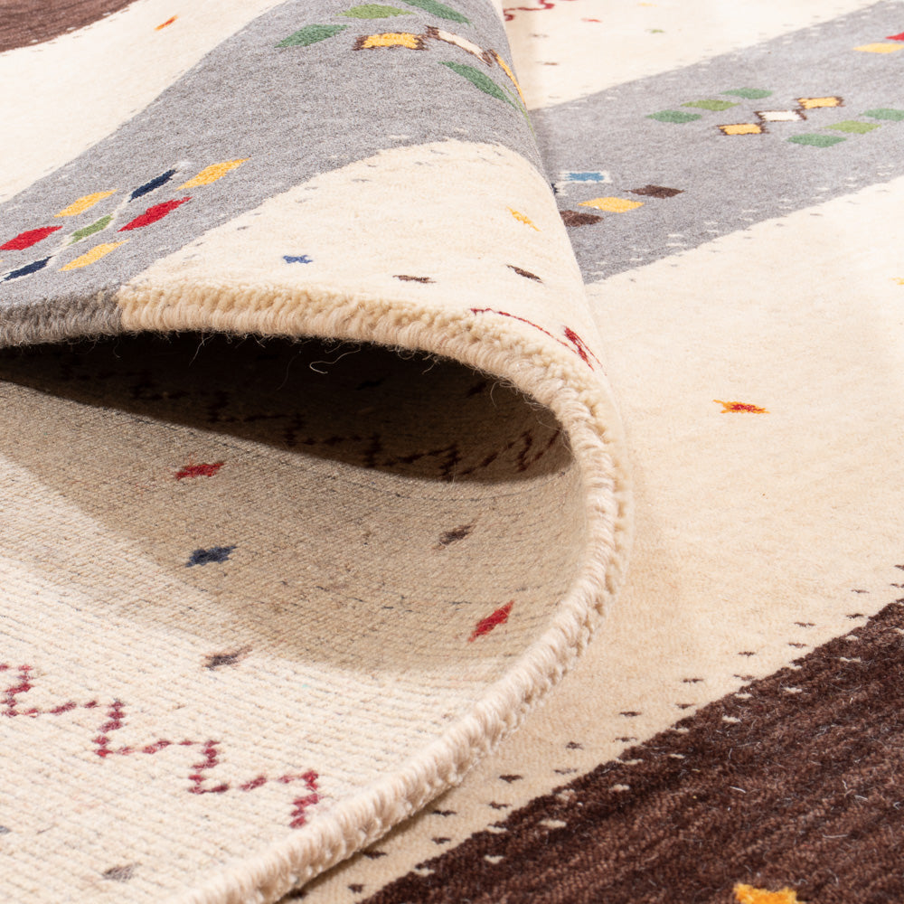 Gabbeh Tæppe - Loribaft Softy - 240 x 170 cm - flerfarvet