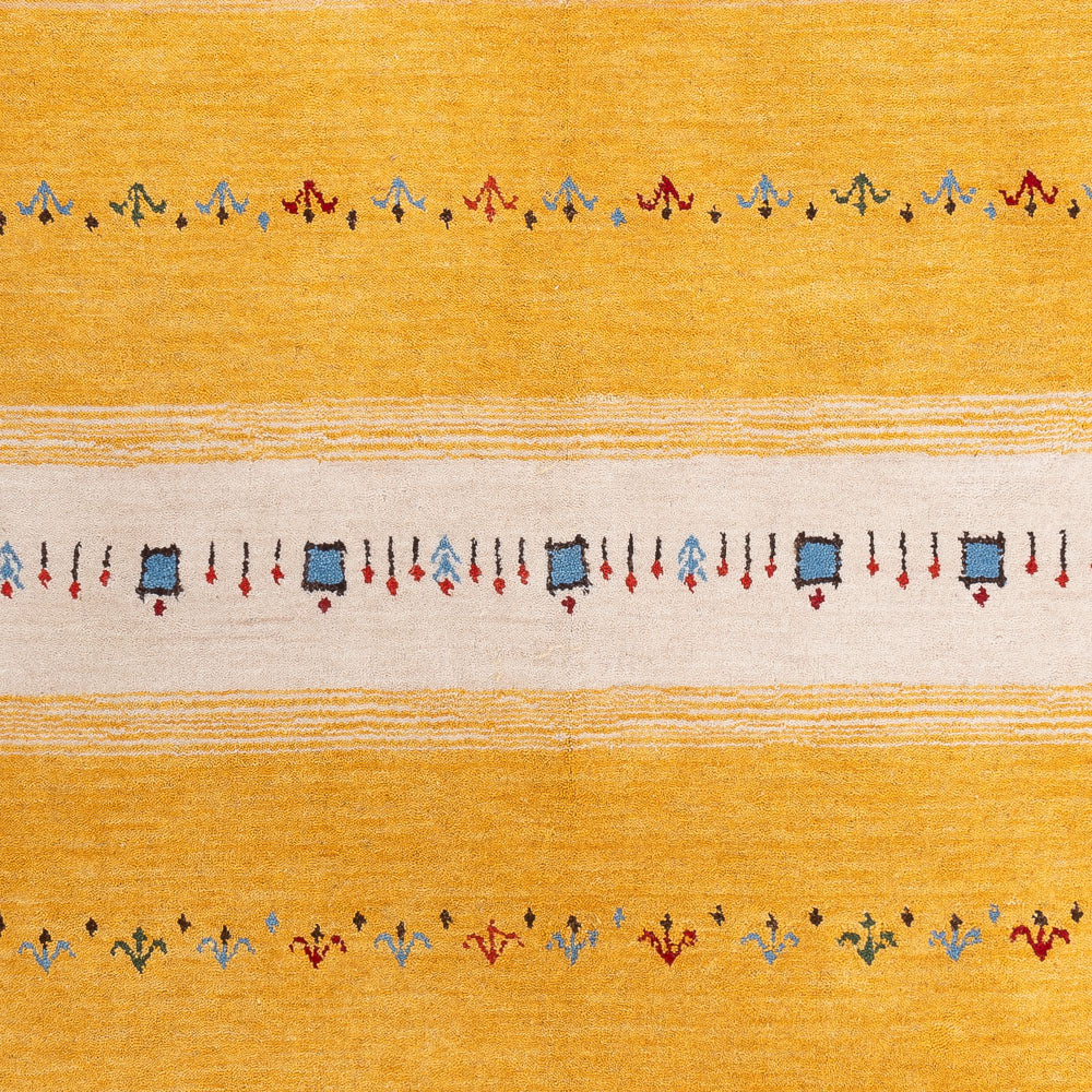 Gabbeh Tæppe - Loribaft Softy - 240 x 170 cm - guld