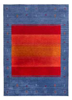 Gabbeh Tæppe - Loribaft Softy - 240 x 170 cm - blå