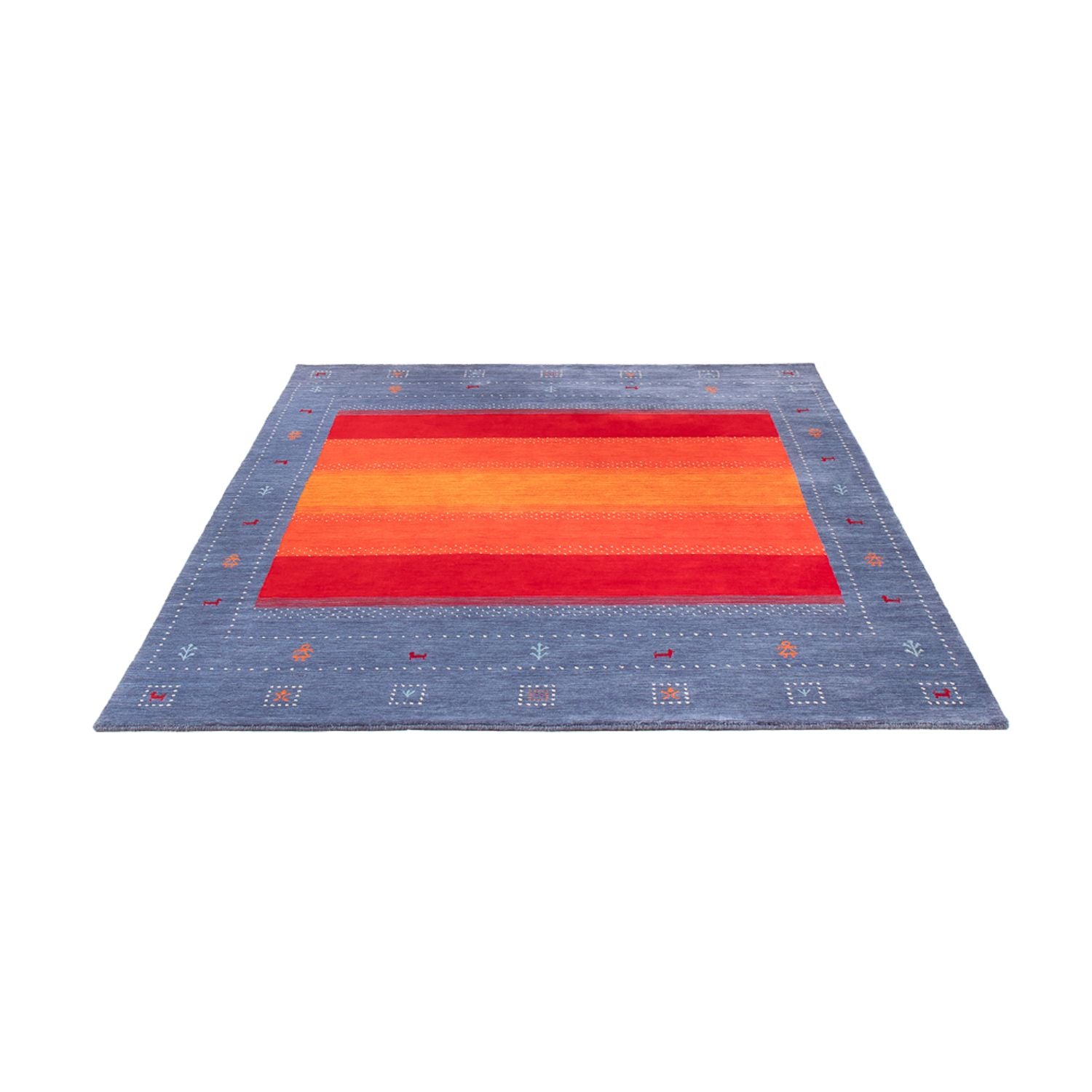 Gabbeh Tæppe - Loribaft Softy - 240 x 170 cm - blå