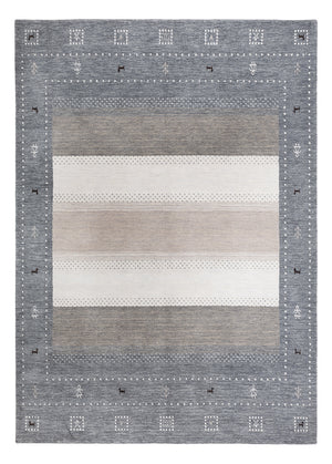 Gabbeh Tæppe - Loribaft Softy - 240 x 170 cm - grå