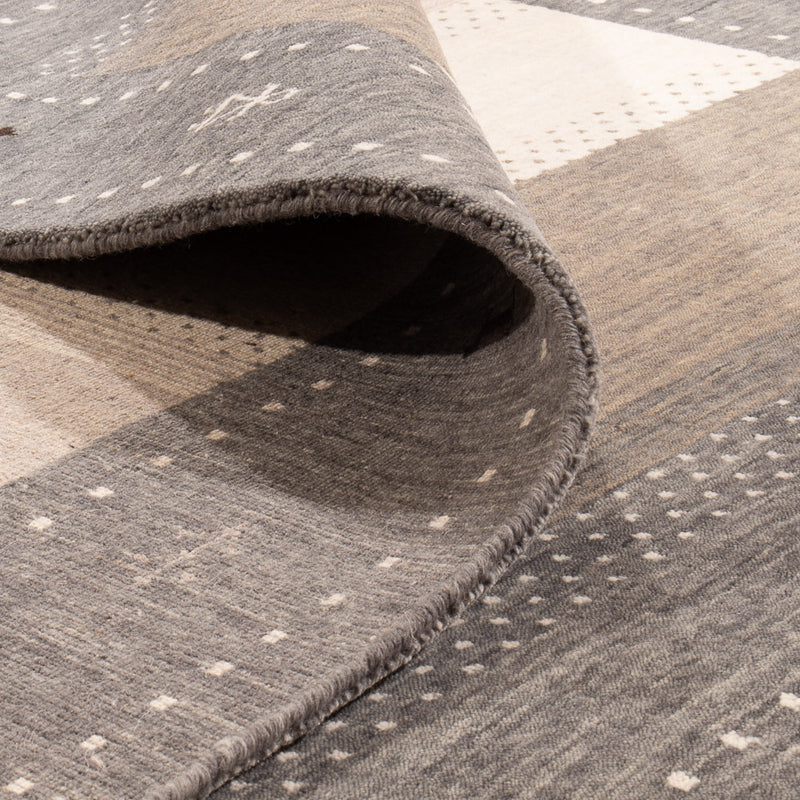 Gabbeh Tæppe - Loribaft Softy - 240 x 170 cm - grå