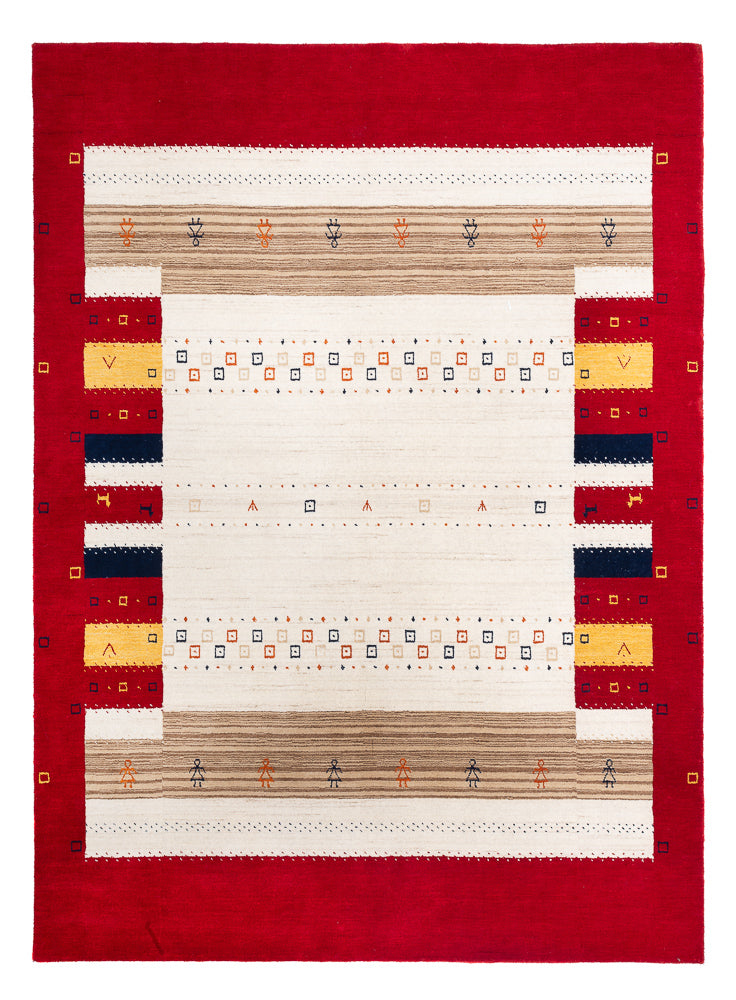 Gabbeh Tæppe - Loribaft Softy - 240 x 170 cm - flerfarvet