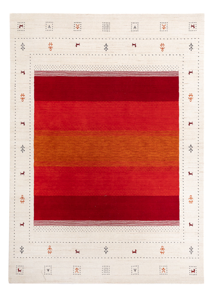 Gabbeh Tæppe - Loribaft Softy - 240 x 170 cm - flerfarvet