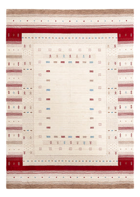 Gabbeh Tæppe - Loribaft Softy - 240 x 170 cm - naturlig hvid