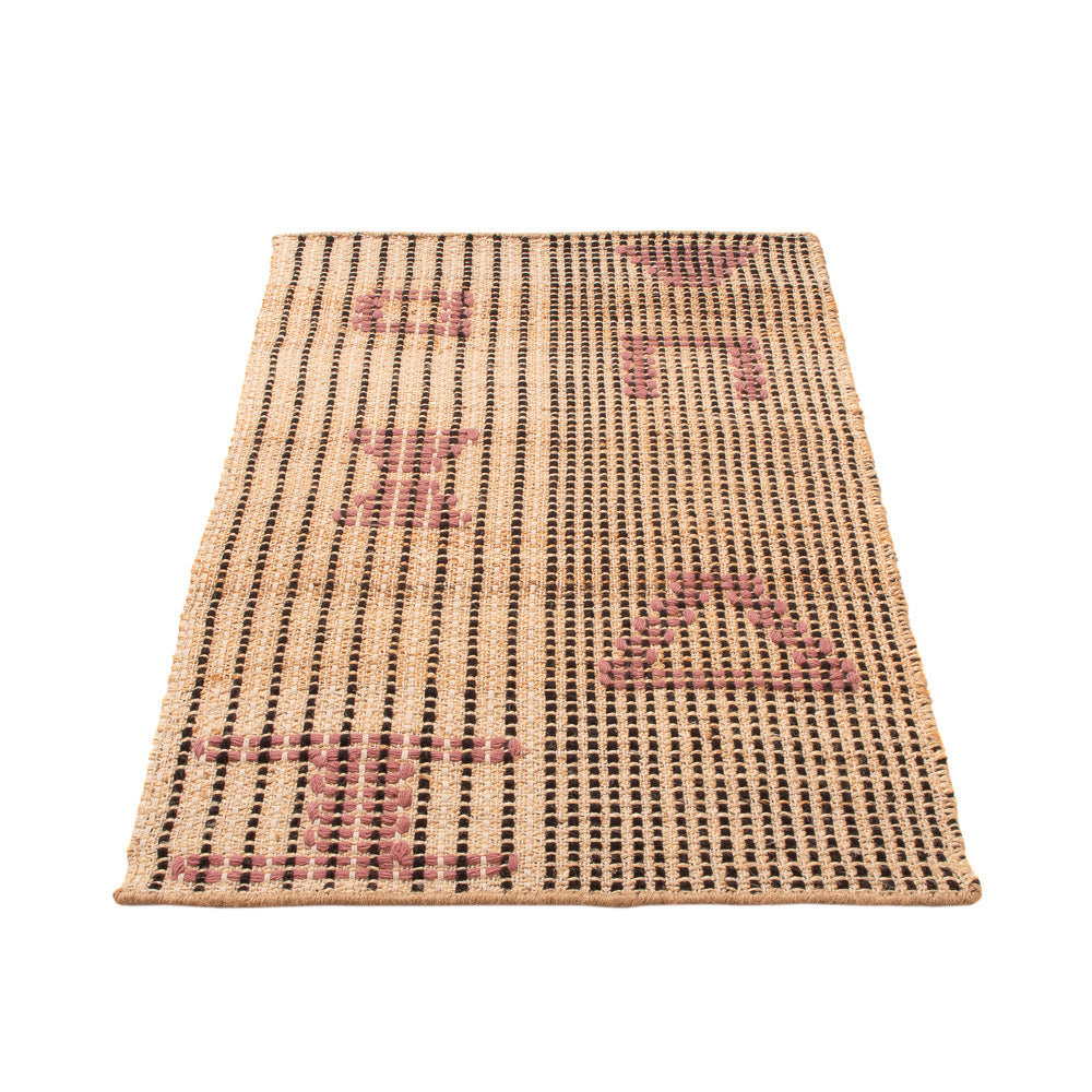 Sisaltæppe - 90 x 60 cm - mørk beige