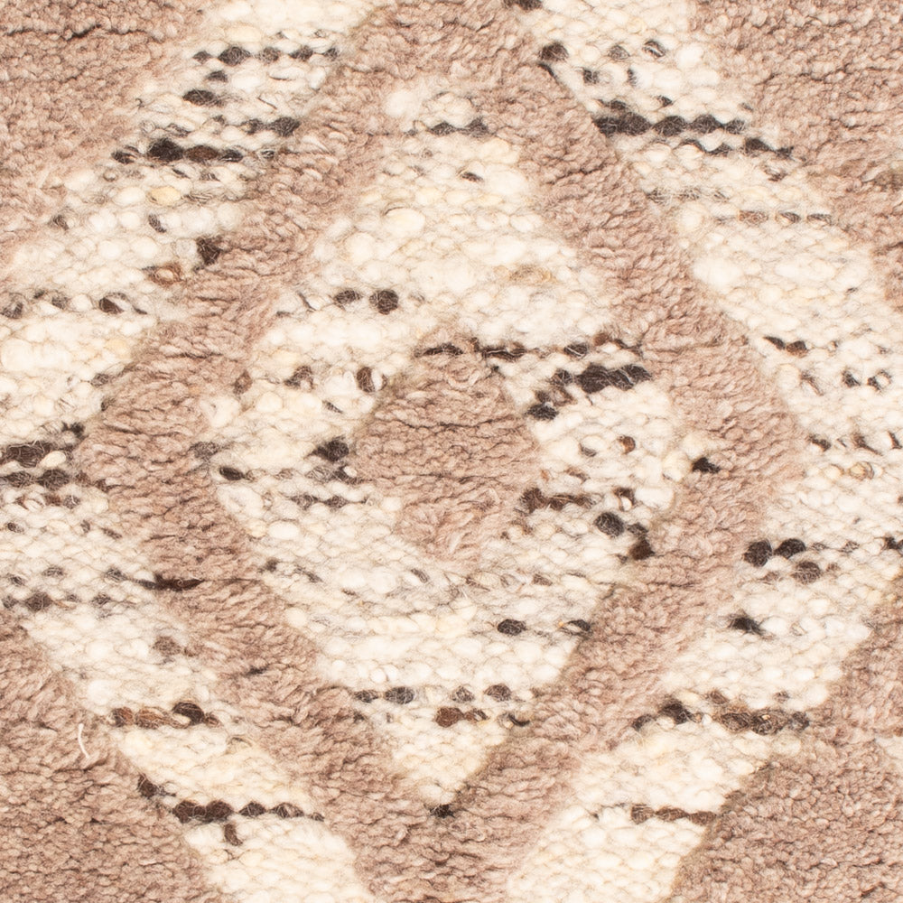 Uldtæppe - 90 x 60 cm - lys beige