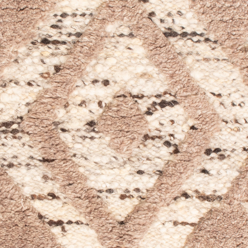 Uldtæppe - 90 x 60 cm - lys beige