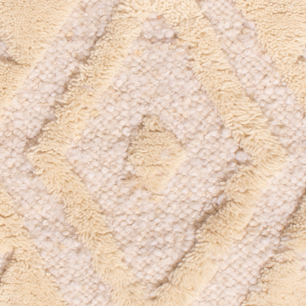 Uldtæppe - 90 x 60 cm - beige