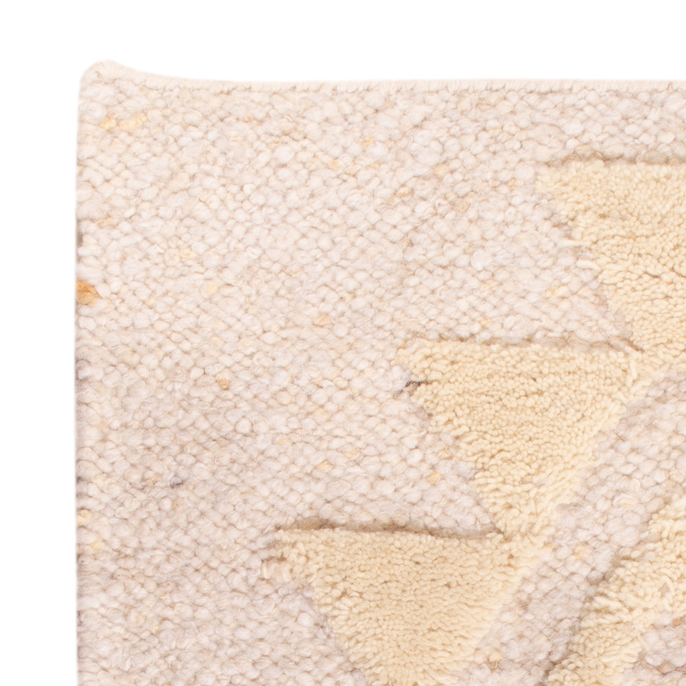 Uldtæppe - 90 x 60 cm - beige