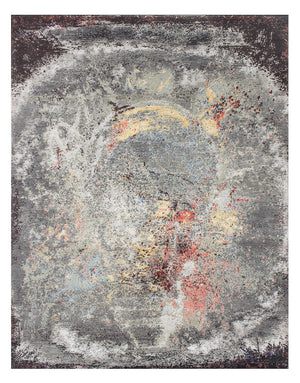 Designer tæppe - 250 x 195 cm - flerfarvet