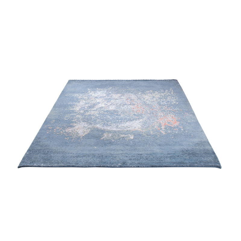 Designer tæppe - 242 x 163 cm - havblå