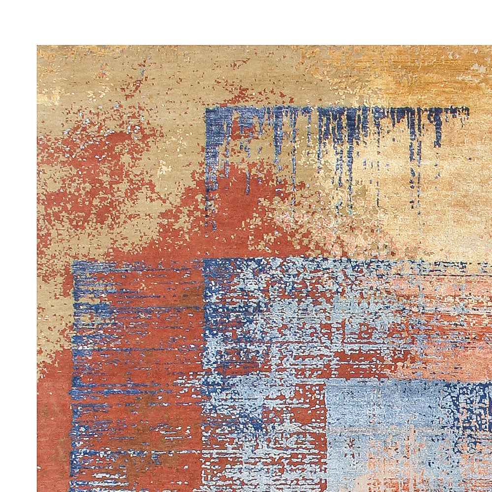 Designer tæppe - 313 x 242 cm - flerfarvet