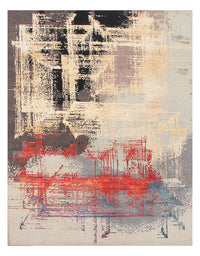 Designer tæppe - 306 x 240 cm - flerfarvet