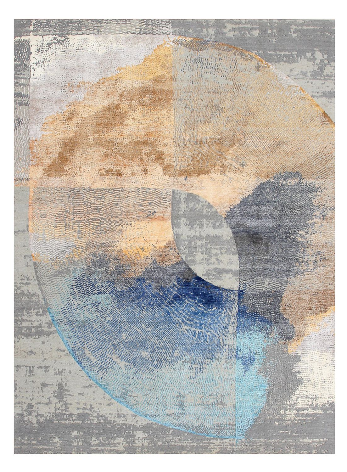 Designer tæppe - 306 x 244 cm - flerfarvet