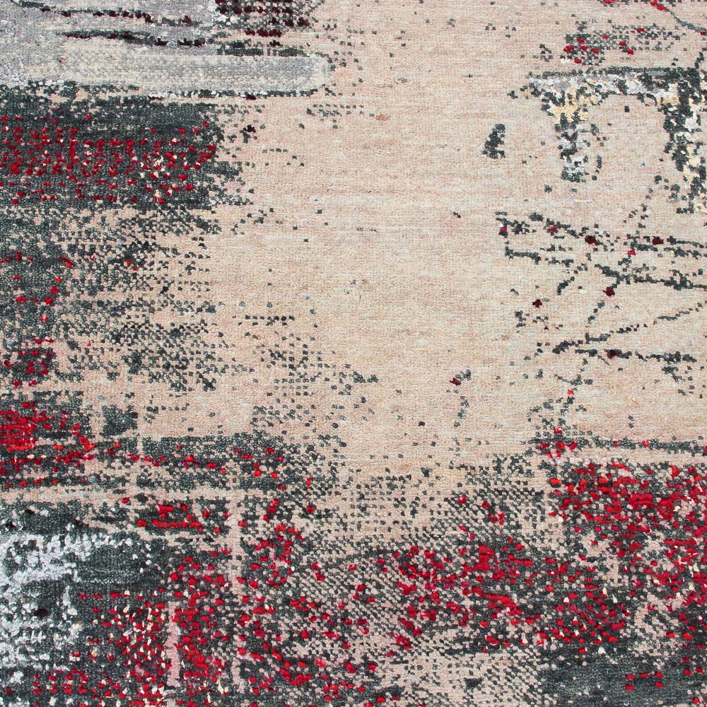 Designer tæppe - 302 x 240 cm - flerfarvet