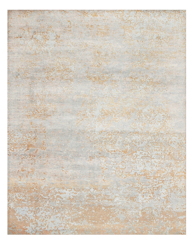 Designer tæppe - 309 x 241 cm - sølv