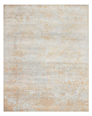 Designer tæppe - 309 x 241 cm - sølv