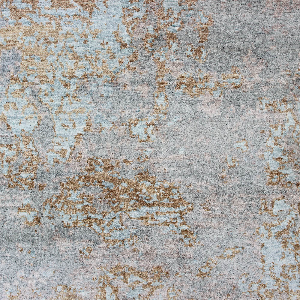Designer tæppe - 309 x 241 cm - sølv