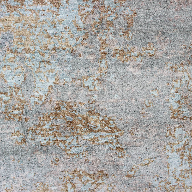 Designer tæppe - 309 x 241 cm - sølv