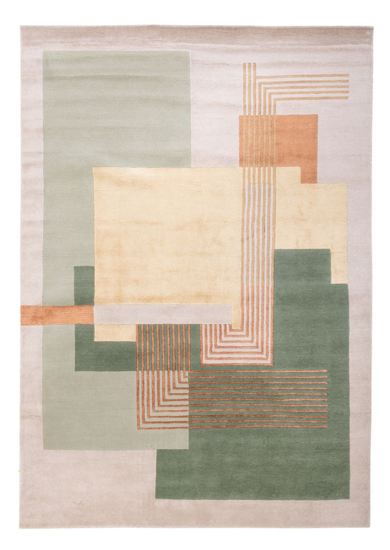 Designer tæppe - 243 x 167 cm - grøn