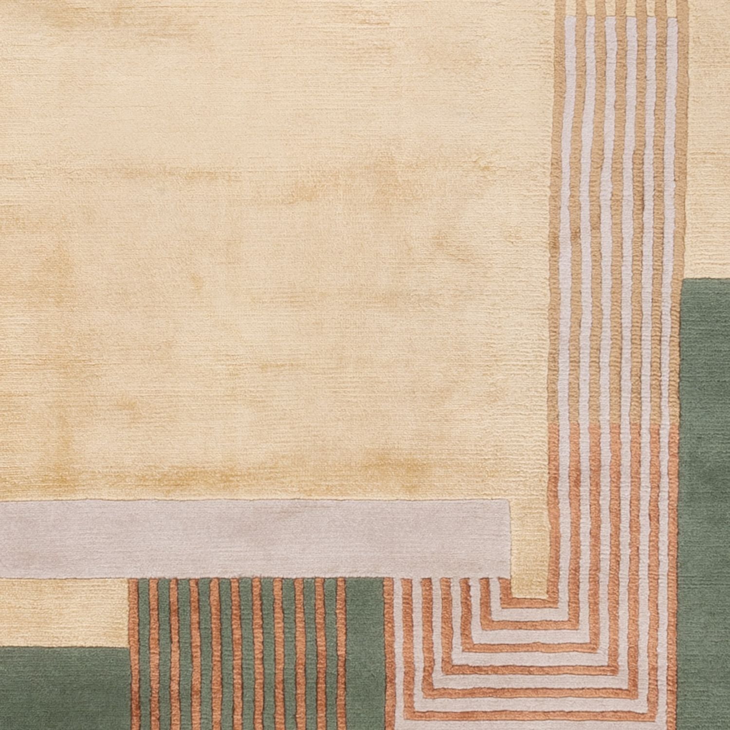 Designer tæppe - 243 x 167 cm - grøn
