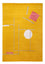 Designer tæppe - 242 x 171 cm - guld