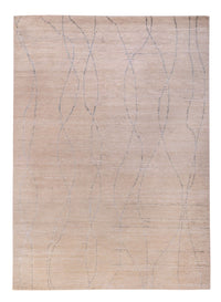 Designer tæppe - 236 x 176 cm - beige