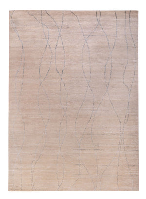 Designer tæppe - 236 x 176 cm - beige