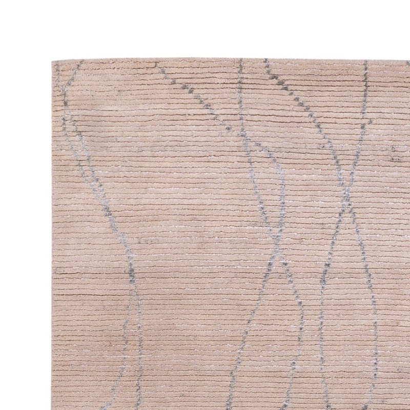 Designer tæppe - 236 x 176 cm - beige