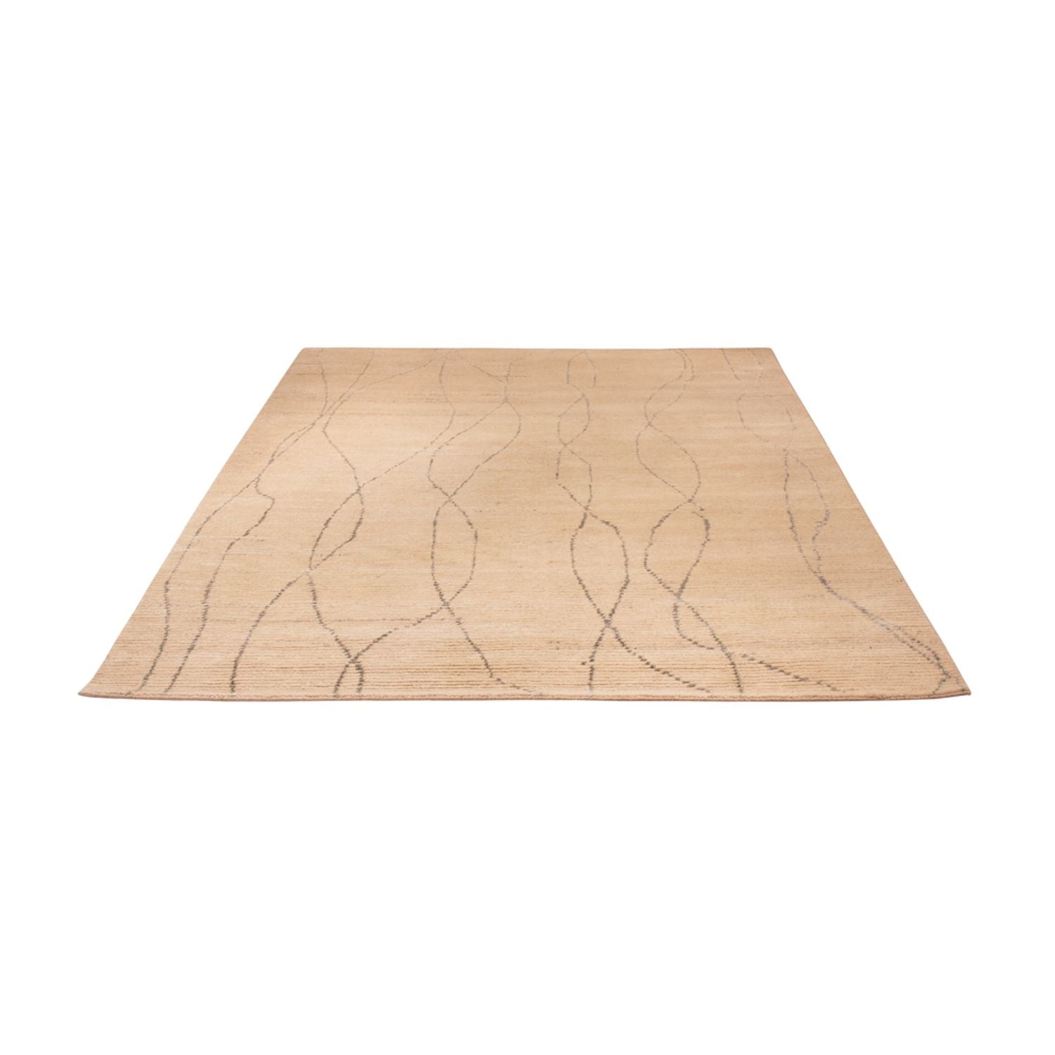 Designer tæppe - 236 x 176 cm - beige