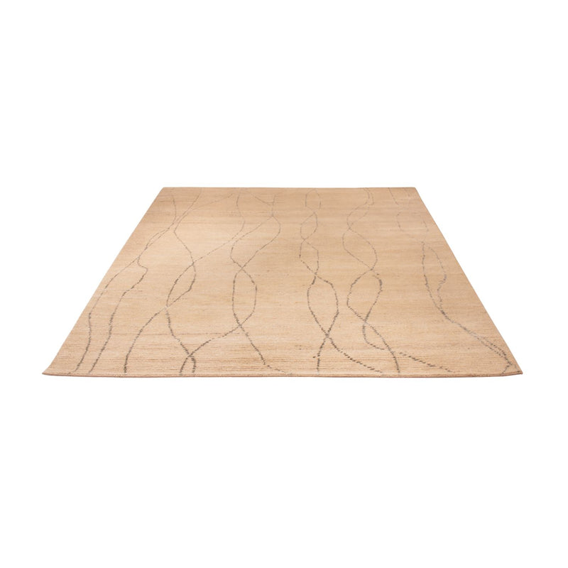 Designer tæppe - 236 x 176 cm - beige