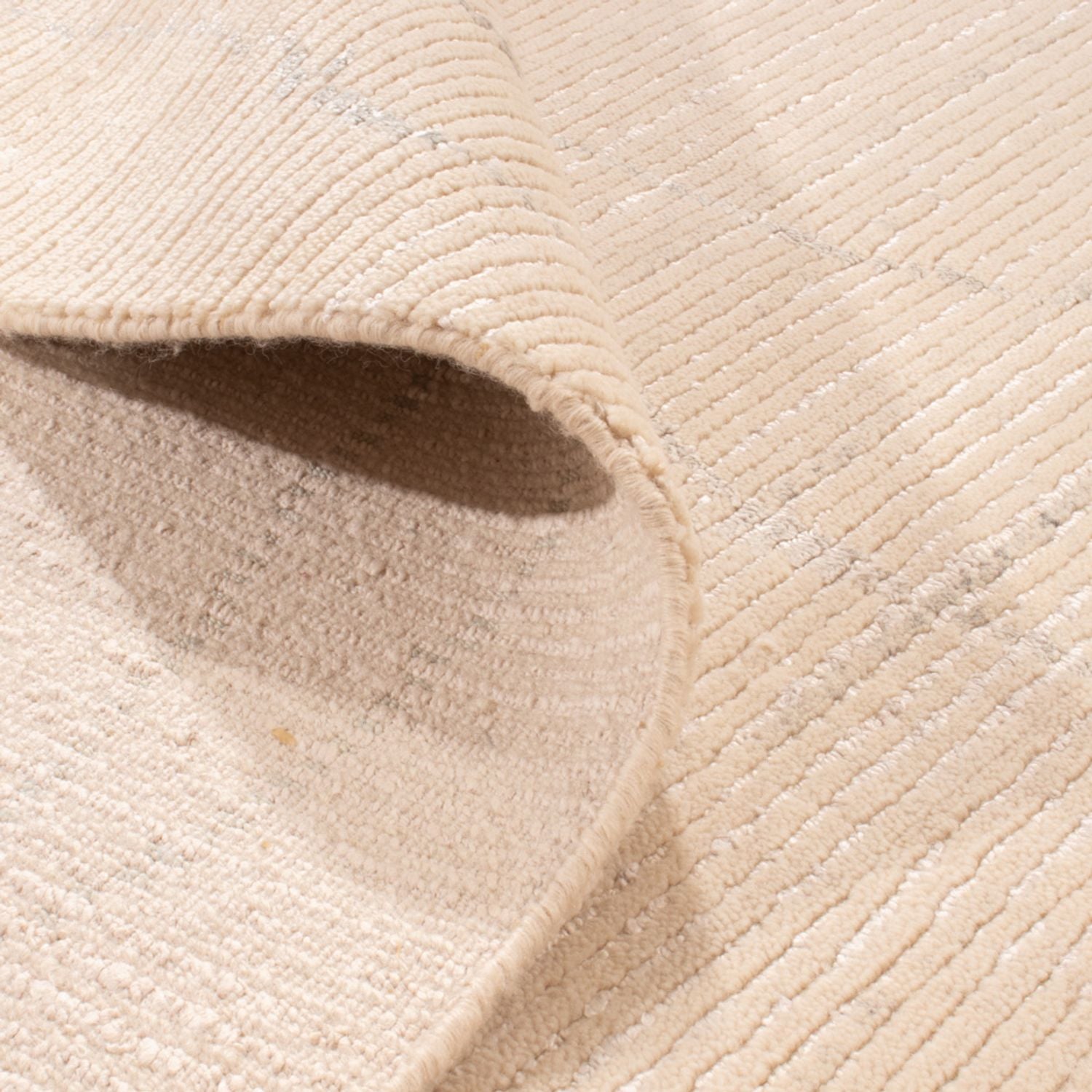 Designer tæppe - 236 x 176 cm - beige