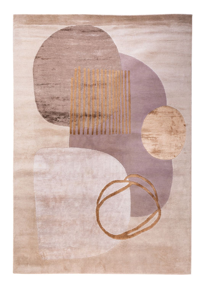 Designer tæppe - 241 x 166 cm - beige