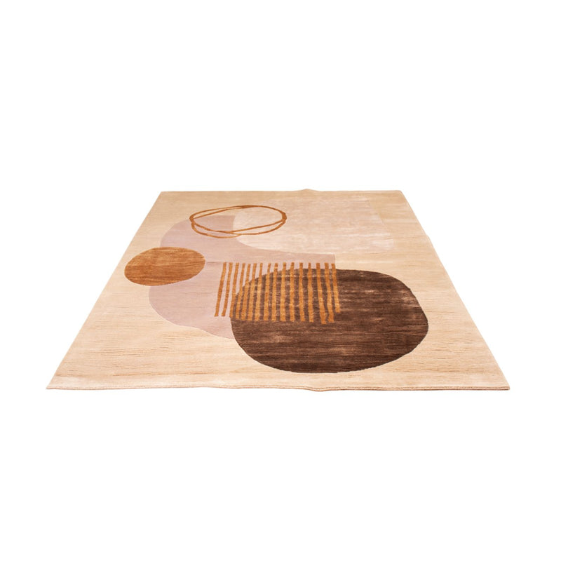 Designer tæppe - 241 x 166 cm - beige