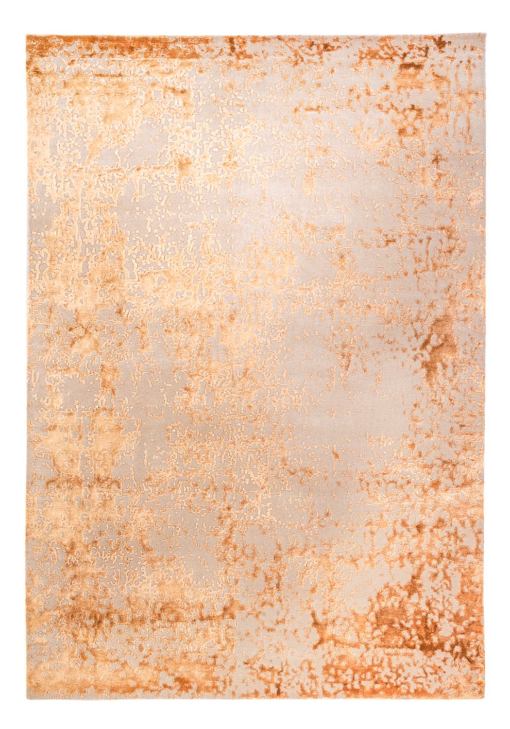Designer tæppe - 246 x 171 cm - guld