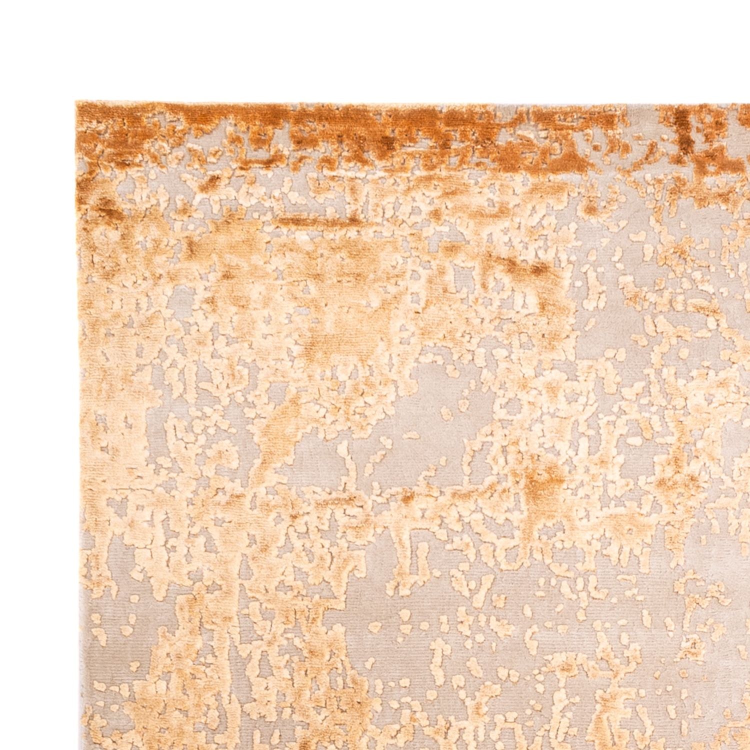 Designer tæppe - 246 x 171 cm - guld