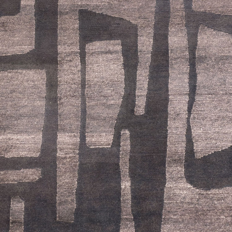 Designer tæppe - 241 x 179 cm - antracit