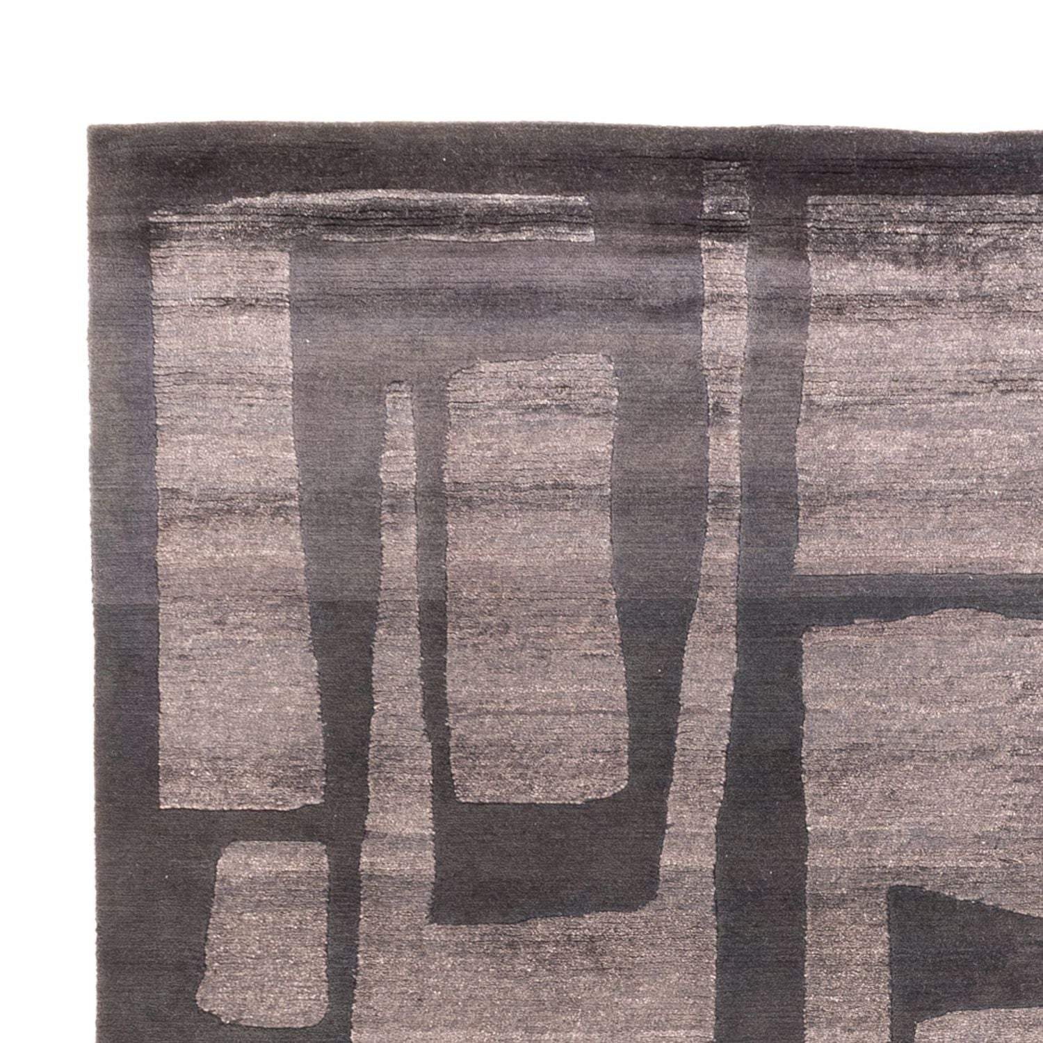 Designer tæppe - 241 x 179 cm - antracit