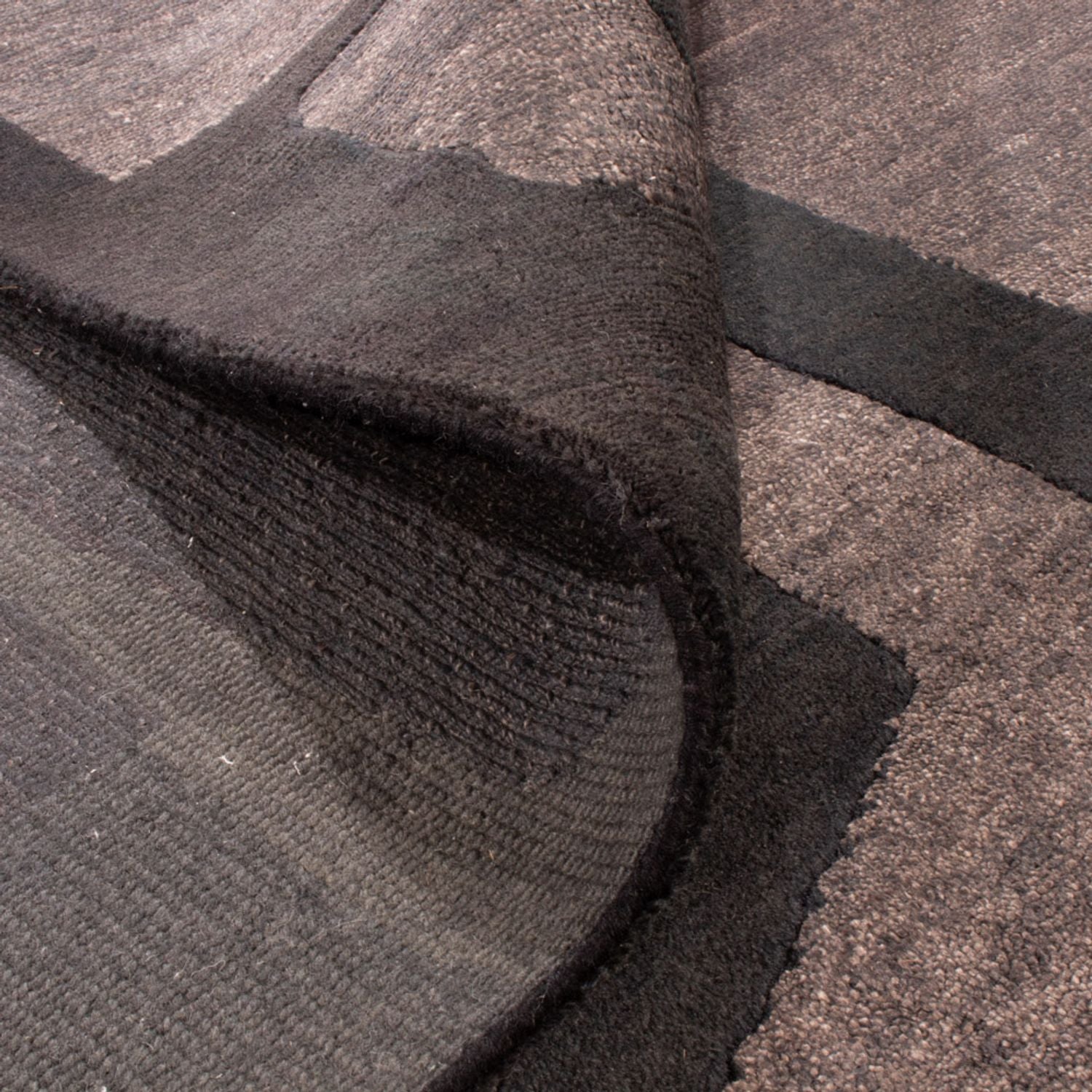 Designer tæppe - 241 x 179 cm - antracit
