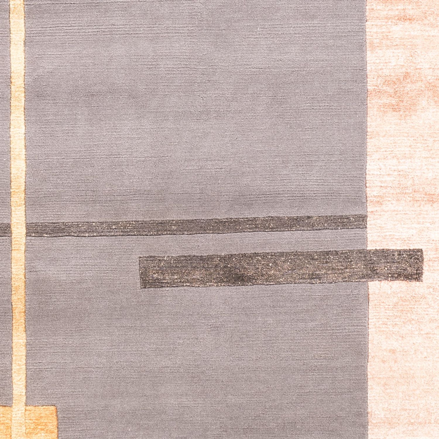 Designer tæppe - 247 x 174 cm - grå