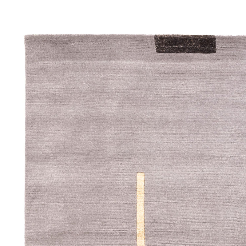 Designer tæppe - 247 x 174 cm - grå