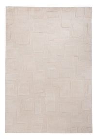 Designer tæppe - 200 x 140 cm - beige