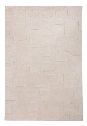 Designer tæppe - 200 x 140 cm - beige
