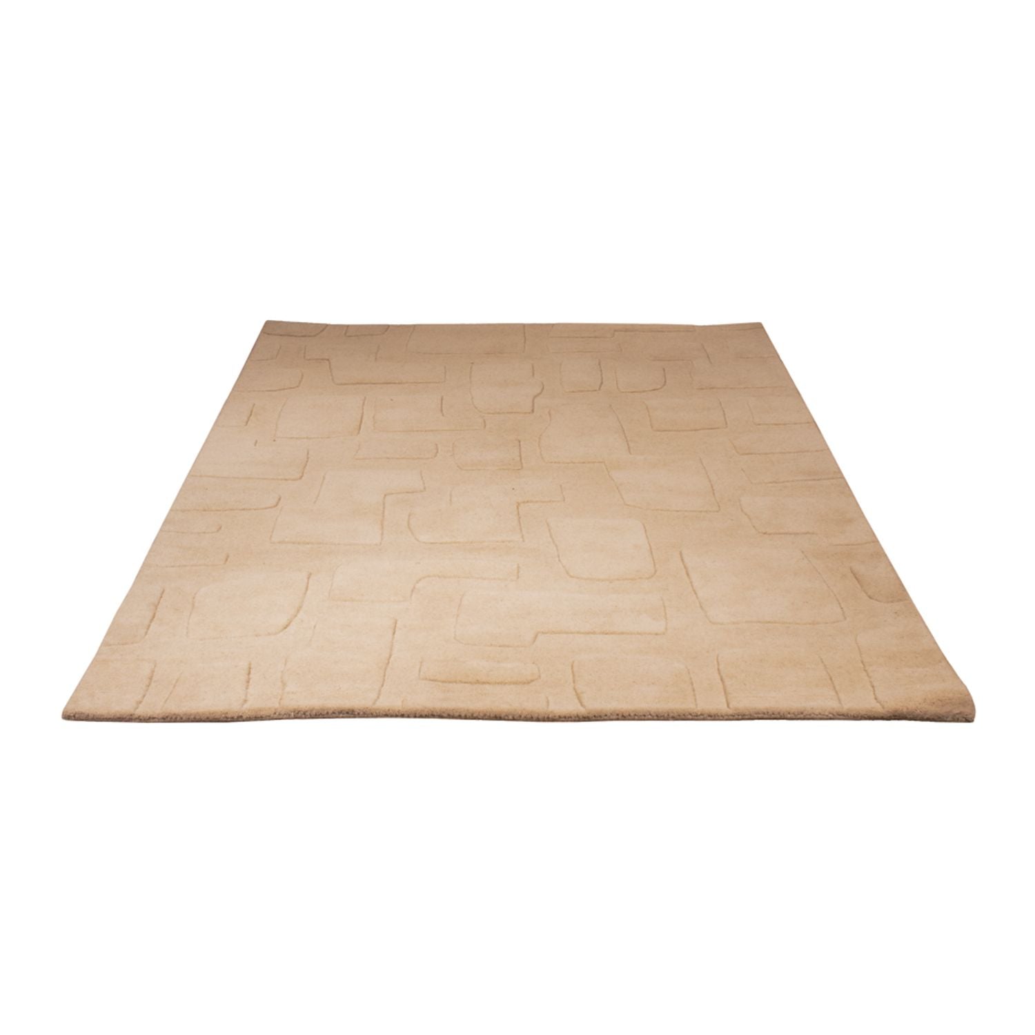 Designer tæppe - 200 x 140 cm - beige
