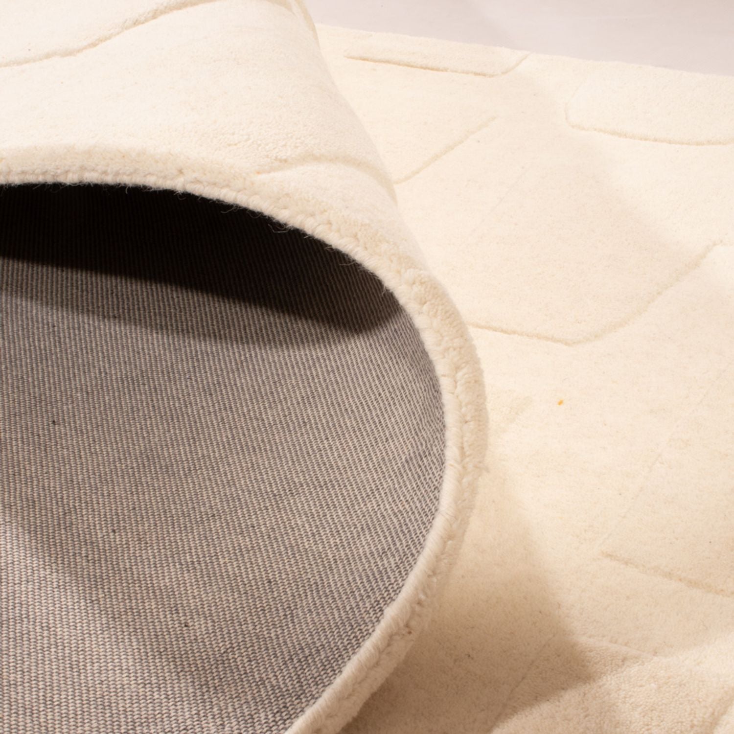 Designer tæppe - 200 x 140 cm - beige