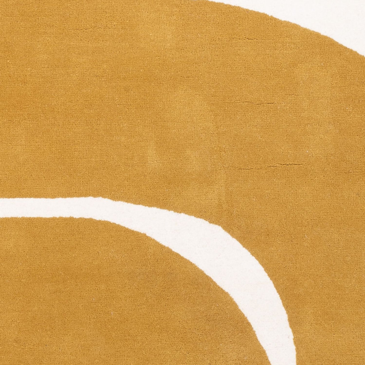 Designer tæppe - 200 x 140 cm - guld